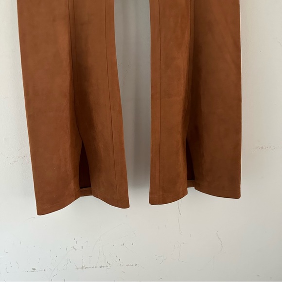Free People Real Deal Crvy Vegan Suede Flare Pants Size 28 - Picture 3 of 9